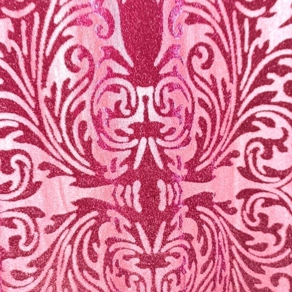 Women's Maurice Dark Red Velour Dress M - Picture 3 of 5